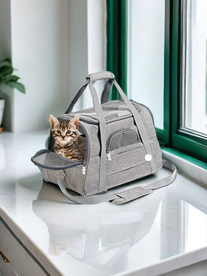 Soft-Sided Pet Carrier for Large & Medium Cats and Dogs