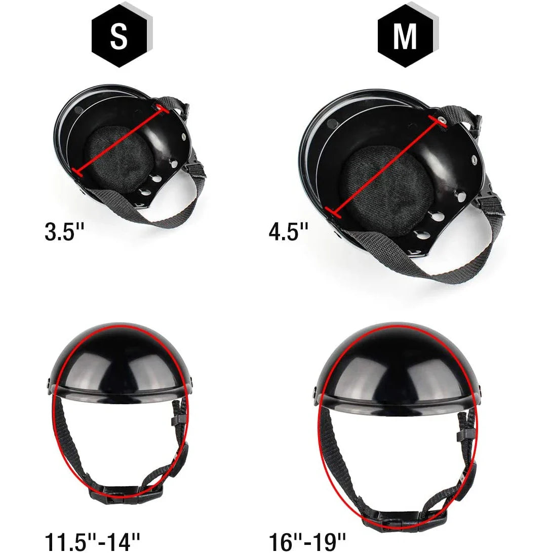 Motorcycle Helmet Hat for Dogs & Cats