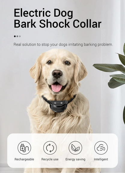 Intelligent Dog Training Collar - Rechargeable Bark Control System