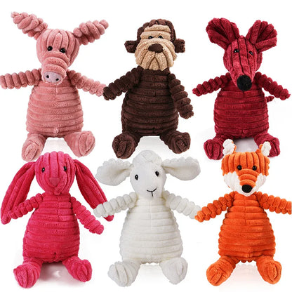 Corduroy Plush Squeaky Toy for Dogs