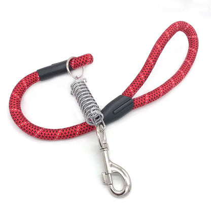 Reflective Anti-Pull Dog Lead with Spring (60cm)