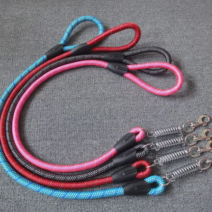 Reflective Anti-Pull Dog Lead with Spring (60cm)