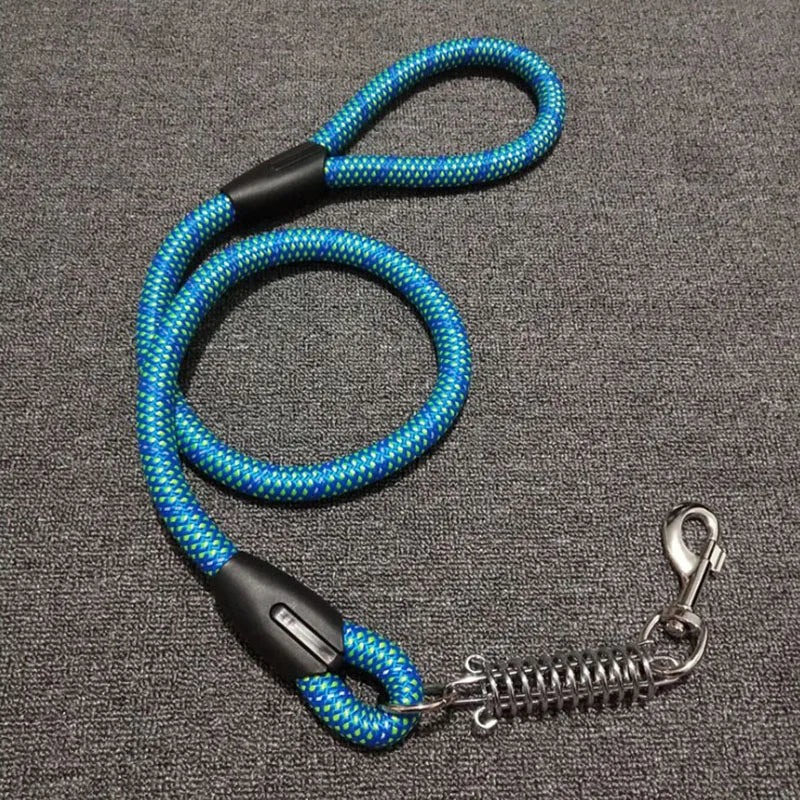 Reflective Anti-Pull Dog Lead with Spring (60cm)