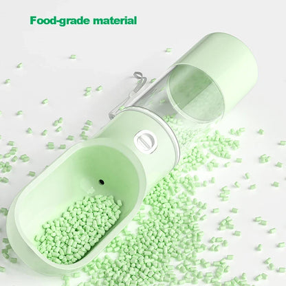 2-in-1 Pet Travel Water Bottle & Food Dispenser