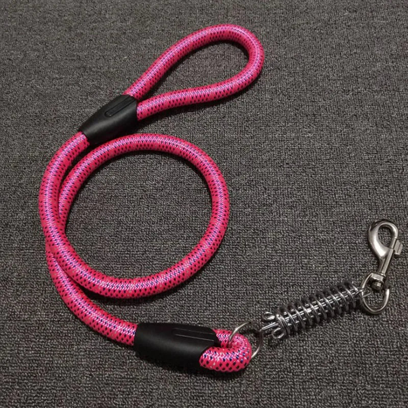 Reflective Anti-Pull Dog Lead with Spring (60cm)