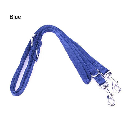 Dual Pet Leash 190cm - V-Shape Twin Lead for Two Dogs or Cats