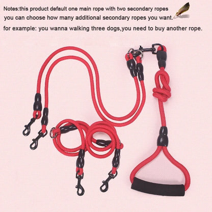 Multi-Dog Coupler Leash – Walk 2, 3 or 4 Dogs at Once