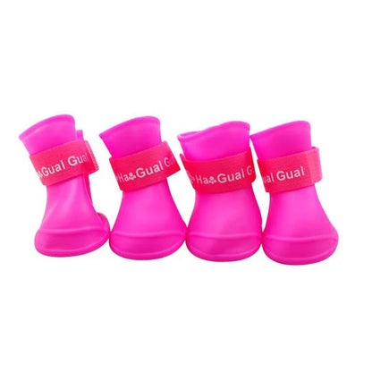 Silicone Waterproof Dog Rain Boots