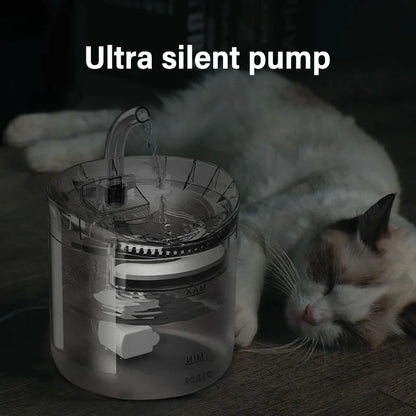 Automatic Cat Water Fountain - Smart Sensor Pet Drinking Dispenser with Accessories