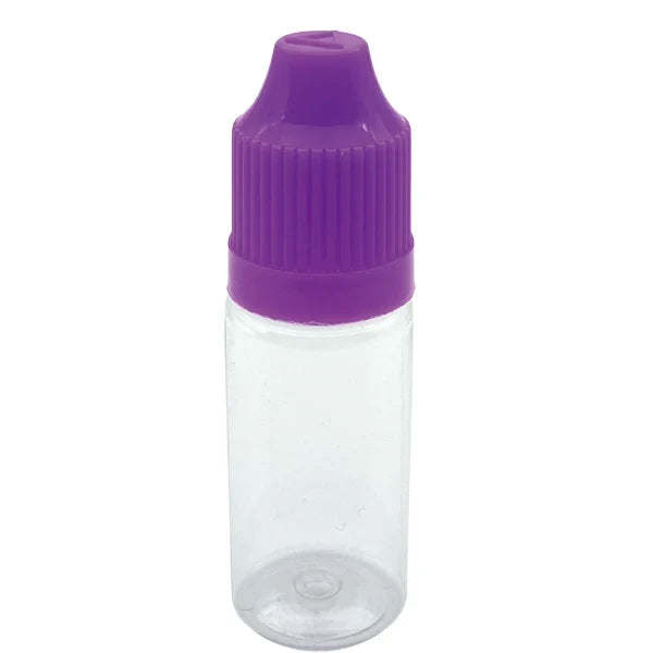 10ML Plastic Dropper Bottles - 100 Pack with Childproof Caps & Precision Tips