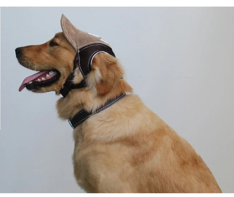 Breathable Dog Baseball Cap with Ear Holes