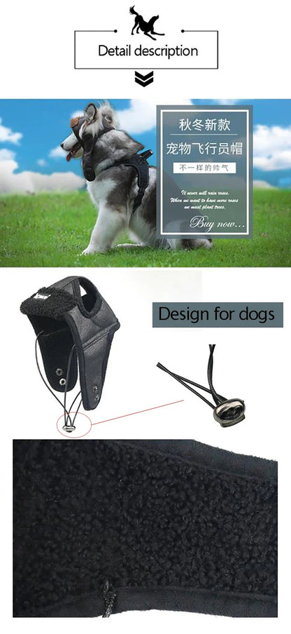 Cashmere Winter Hat for Small Dogs & Puppies