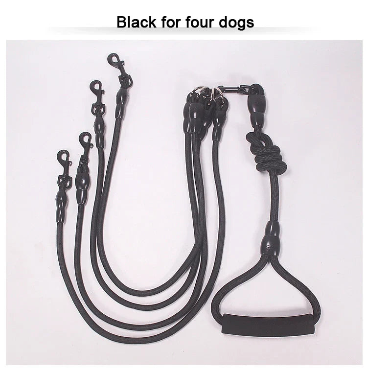 Multi-Dog Coupler Leash – Walk 2, 3 or 4 Dogs at Once