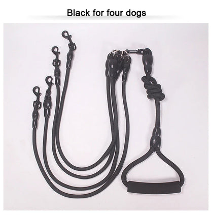 Multi-Dog Coupler Leash – Walk 2, 3 or 4 Dogs at Once
