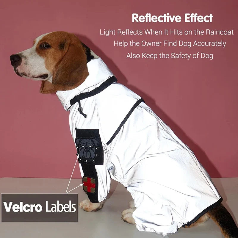 Waterproof Reflective Dog Jumpsuit Jacket with UV Sun Protection