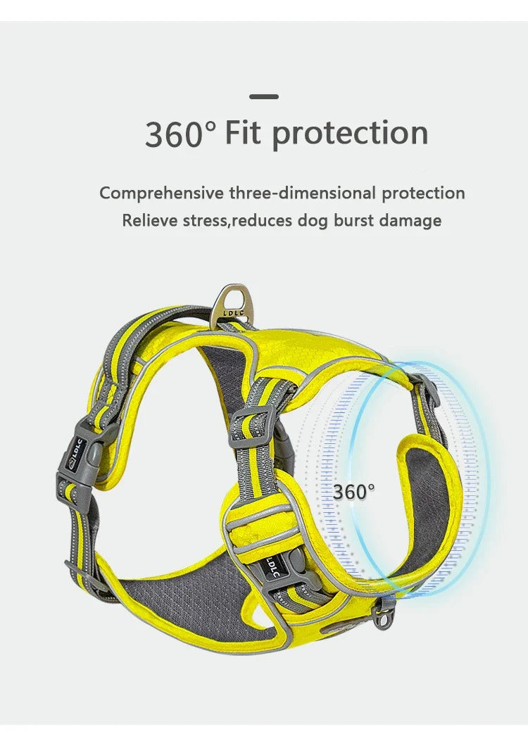 3M Reflective Padded Dog Harness Vest