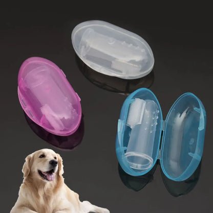 Soft Silicone Pet Finger Toothbrush