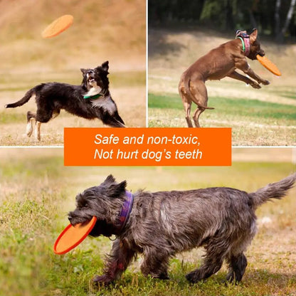 Interactive Flying Disc Ring Toy for Dogs