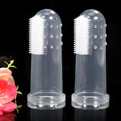 Soft Silicone Pet Finger Toothbrush