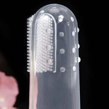 Soft Silicone Pet Finger Toothbrush