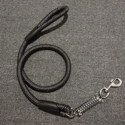Reflective Anti-Pull Dog Lead with Spring (60cm)