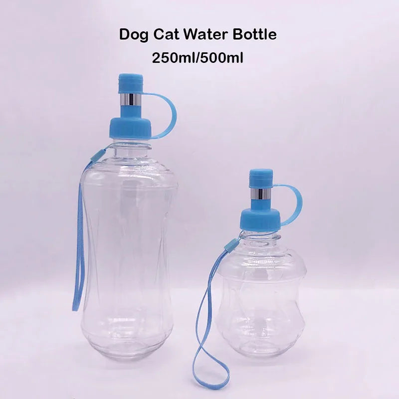 Portable Pet Water Bottle with Bowl