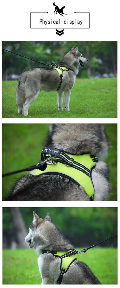 Adjustable Reflective Dog Harness Vest