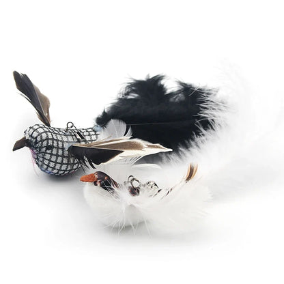 Feather Bird Cat Teaser Toy Set (2 Pack)