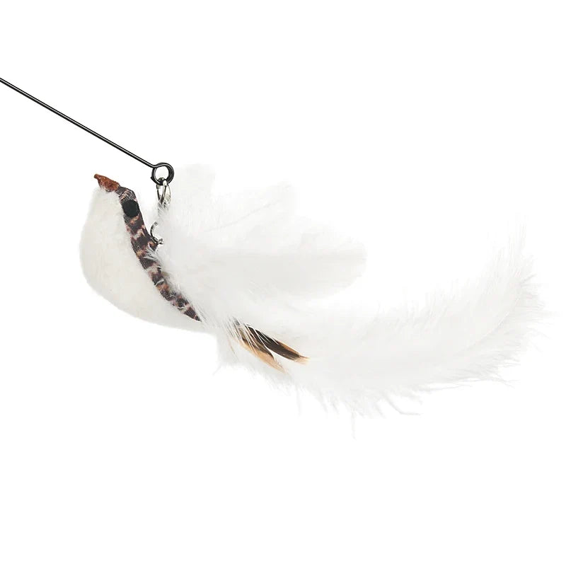 Feather Bird Cat Teaser Toy Set (2 Pack)