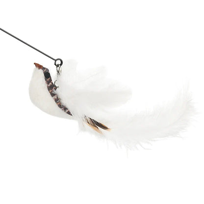 Feather Bird Cat Teaser Toy Set (2 Pack)