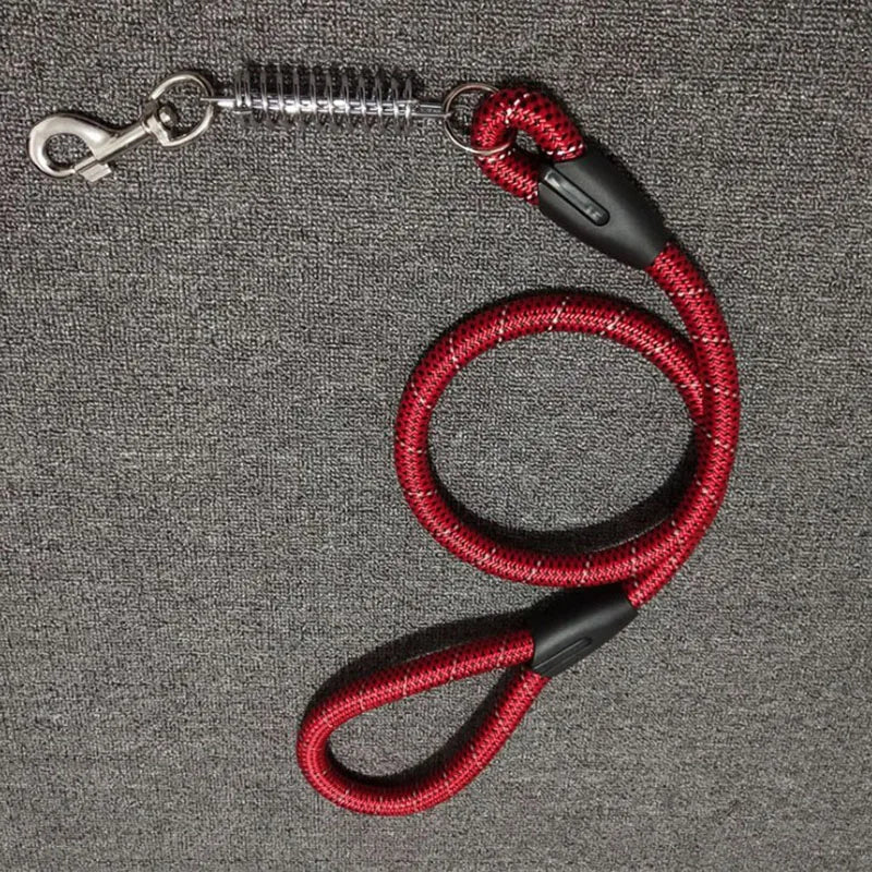 Reflective Anti-Pull Dog Lead with Spring (60cm)