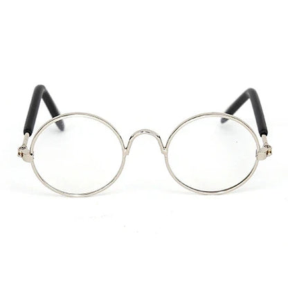 Vintage Round Pet Sunglasses for Cats & Small Dogs