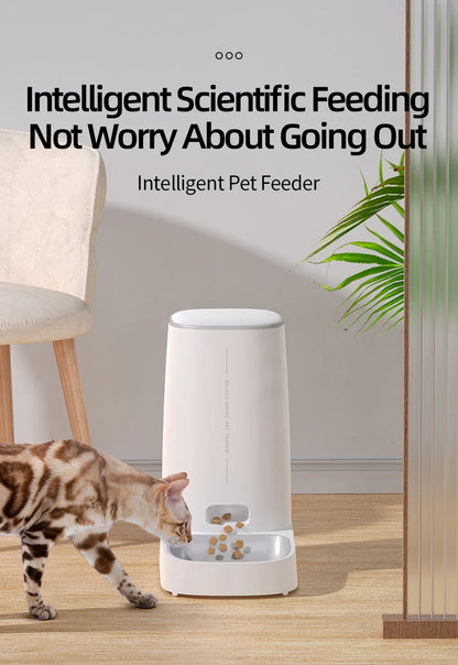 Smart WiFi Automatic Cat Feeder with Remote Control