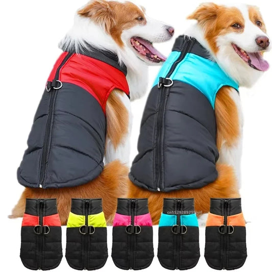 Waterproof Winter Dog Coat - Padded Vest Jacket for All Sizes