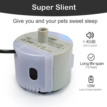 Replacement Pump for Pet Water Fountains – Compatible with Cat & Dog Water Dispensers