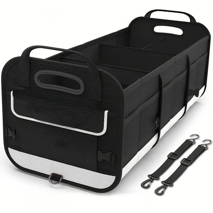 Large Car Boot Organiser with 5 Compartments — 95L Pet Travel Storage