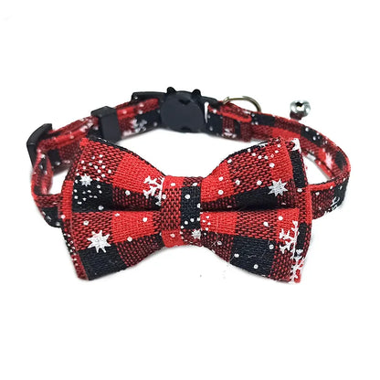Breakaway Cat Collar with Bow Tie and Bell