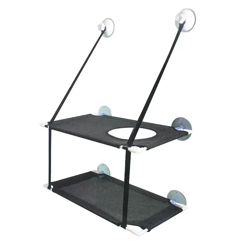 Cat Window Perch & Hammock with Strong Suction Cups