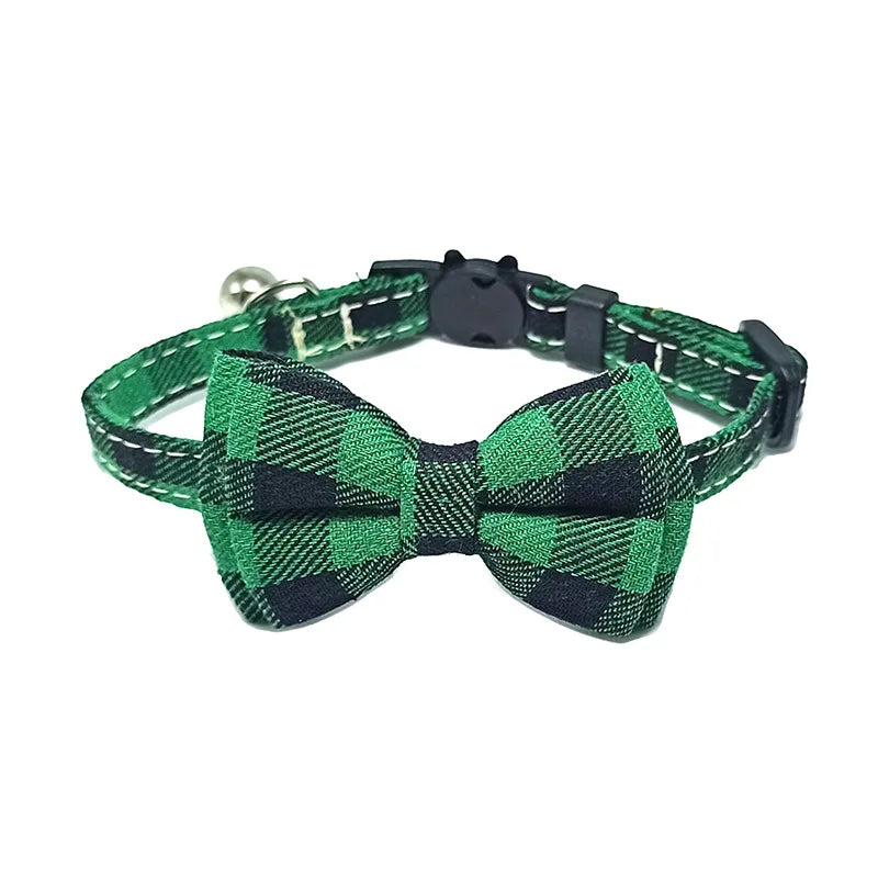 Breakaway Cat Collar with Bow Tie and Bell