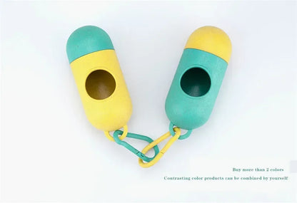 Dog Poop Bag Dispenser with Waste Bags - Convenient Holder for Dog Walks
