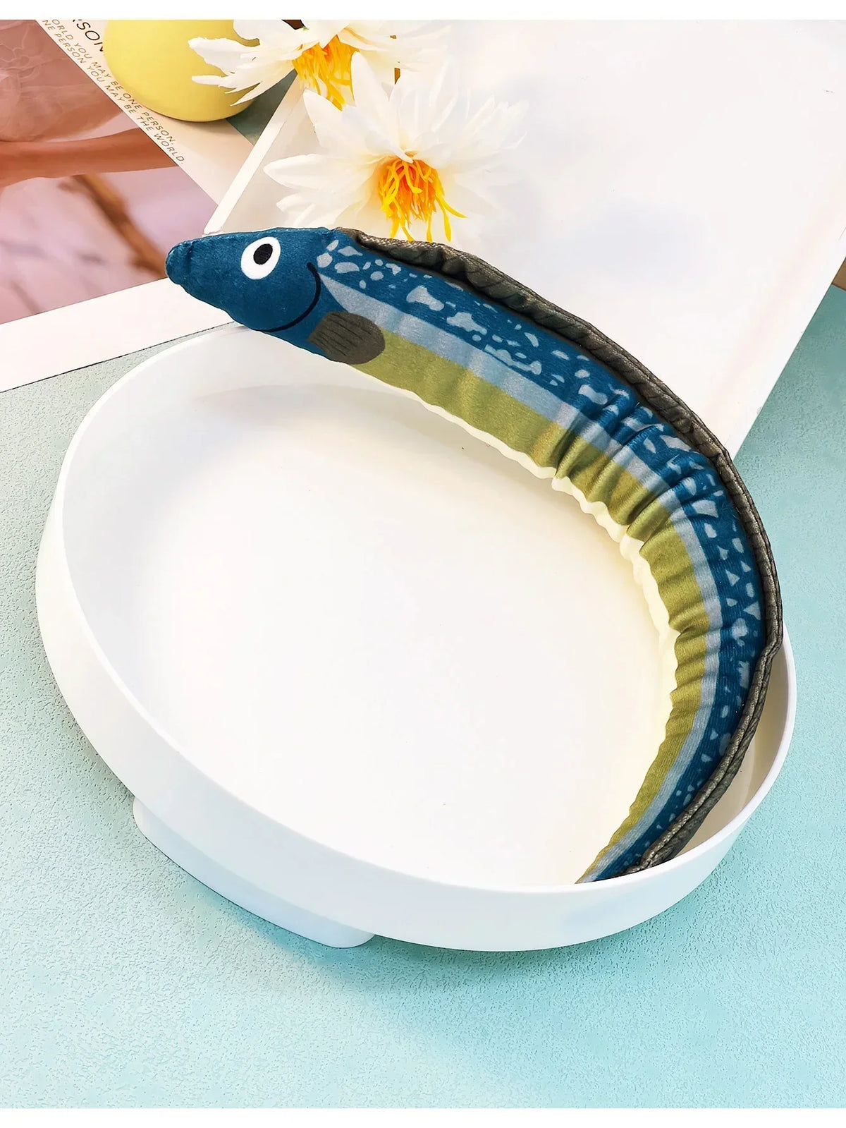 Eel-Shaped Catnip Toy