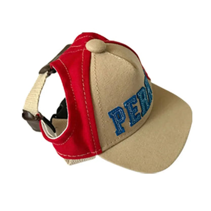 Dog Baseball Cap with Visor - Summer Sun Hat