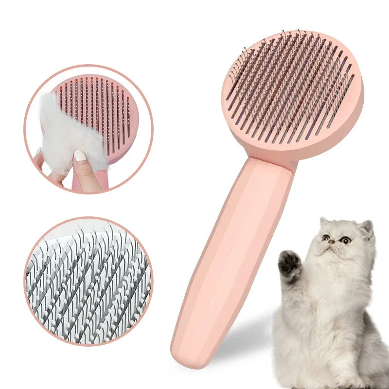 Dematting Brush and Grooming Comb for Cats and Dogs