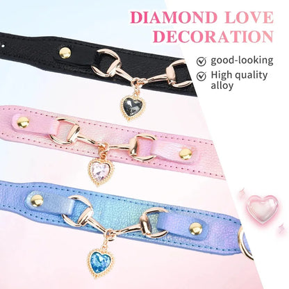 Cat Necklace & Harness Set - Pet Collar with Leash for Kittens & Puppies