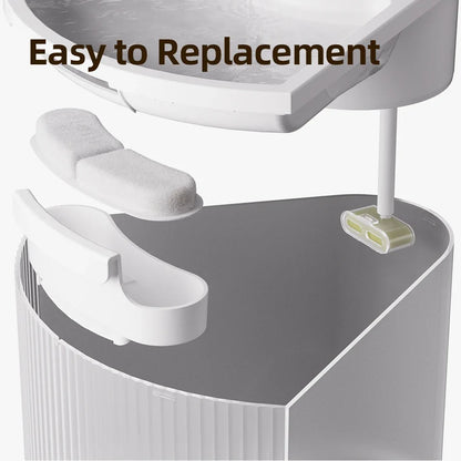 Cat Water Dispenser Replacement Filters - Carbon Sponge Filters for Wireless Pet Fountains