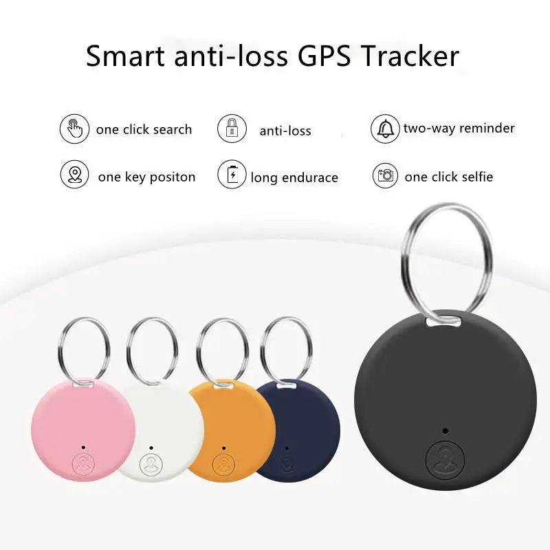 Wireless Smart Tracker & Anti-Loss Keychain Finder for Pets, Keys & Wallets
