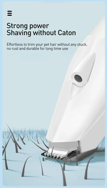 Professional Pet Hair Trimmer - Electric Dog Grooming Clippers