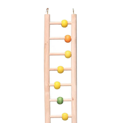 Solid Wood Cloud Climbing Ladder for Parrots & Birds