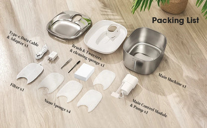 4L Wireless Auto Sensor Pet Water Fountain for Cats & Dogs