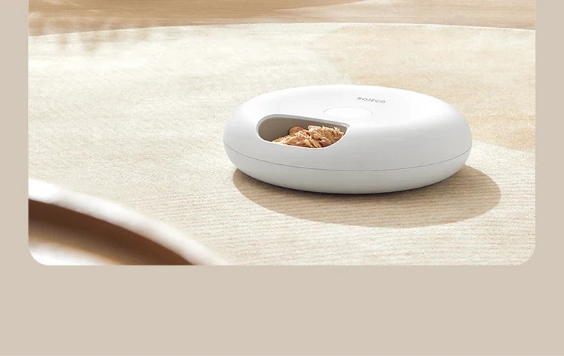 6-Meal Automatic Pet Feeder - Smart Food Dispenser for Wet & Dry Food